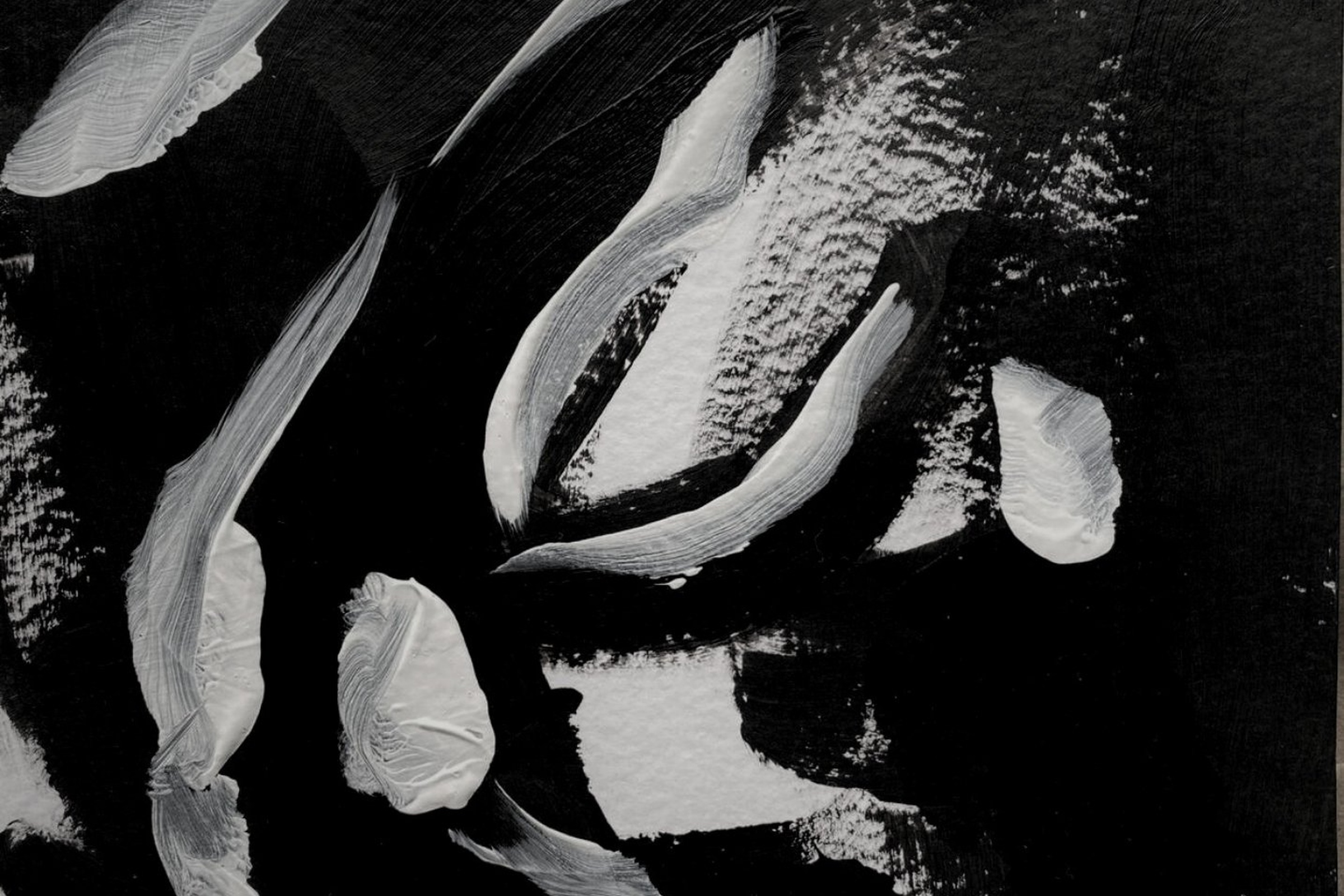 Detail from an abstract artwork by Sharoll Fernandez Siñani